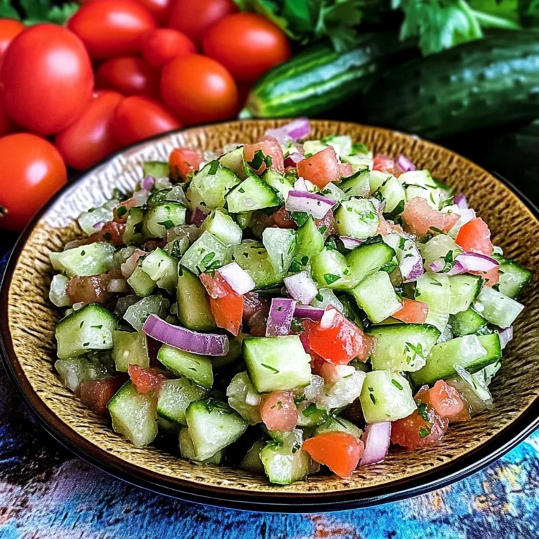 crisp cucumber salsa
